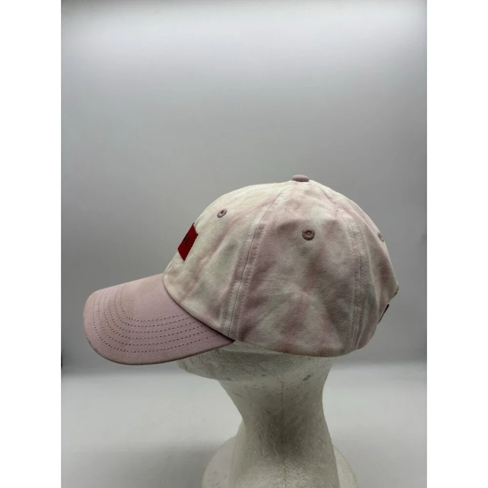 CHNGE Hat Pink Cream Tie Dye Organic Cotton Strapback Dad